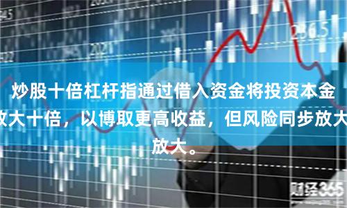 炒股十倍杠杆指通过借入资金将投资本金放大十倍，以博取更高收益，但风险同步放大。